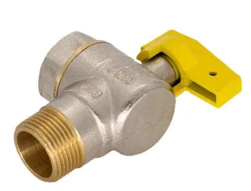Кран газ шаровый угловой 1/2-1/2 вн /нар бабочка